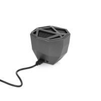 Портативная колонка «Geo», мокрый асфальт + белая подсветка