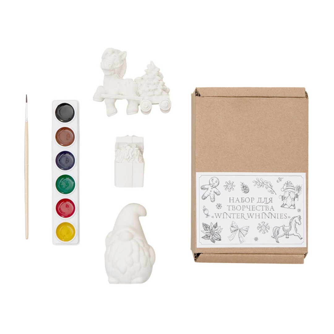 Набор для творчества из гипса «Winter Whinnies»