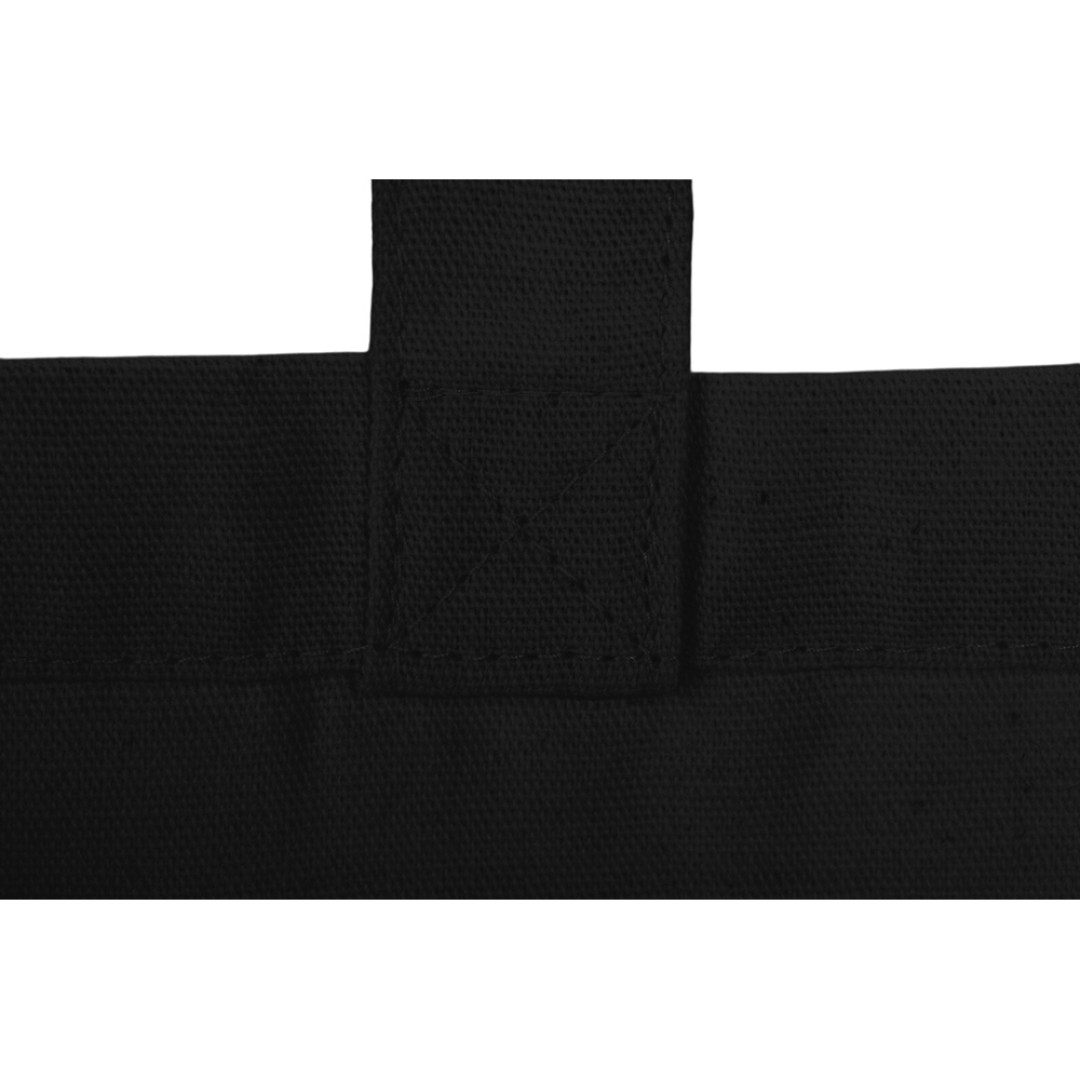 Сумка Fixy из переработанного хлопка с фиксирующей эластичной лентой, черный