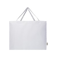 Odessa большая эко-сумка из переработанного хлопка, сертифицированного согласно GRS, плотностью 220 г/м2 - Белый