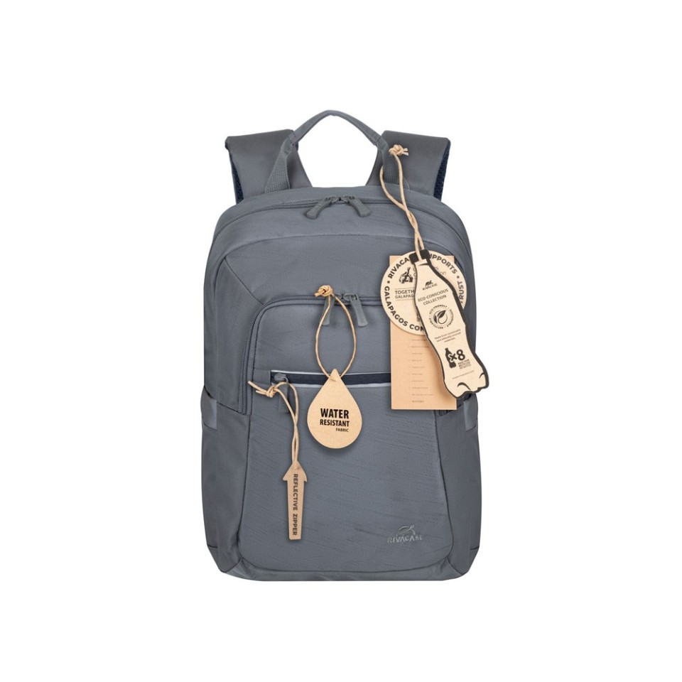 RIVACASE 7523 grey ECO рюкзак для ноутбука 13.3-14" / 6