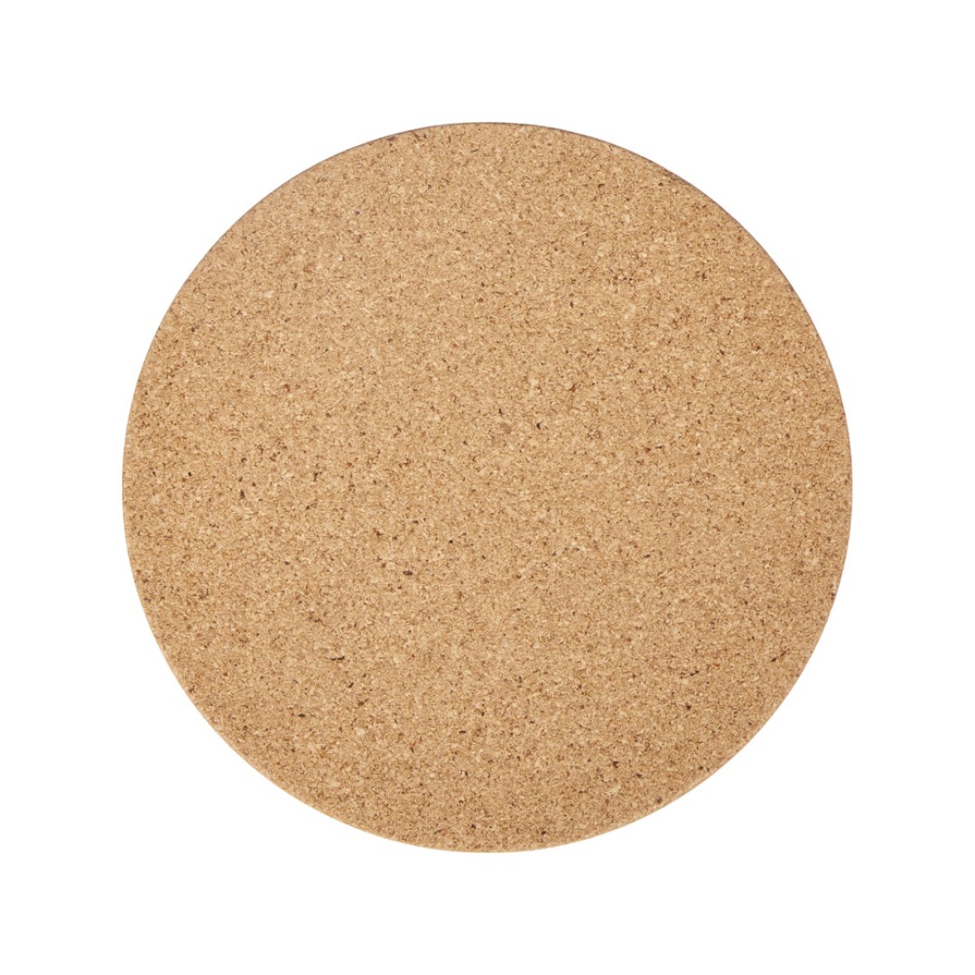 Набор костеров из пробки на подставке из пробки "Krock"