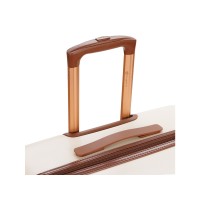 Чемодан BUGATTI Amelia, бежевый, поликарбонат / АБС-пластик, 50х29х76 см, 85 л