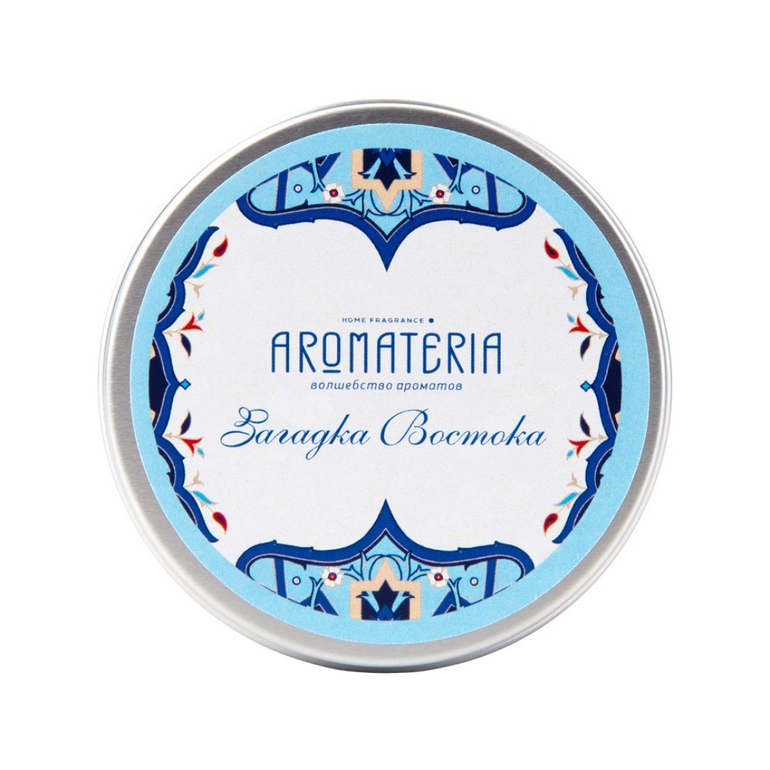 Набор: платок «Арабески» и свеча «Загадка Востока»