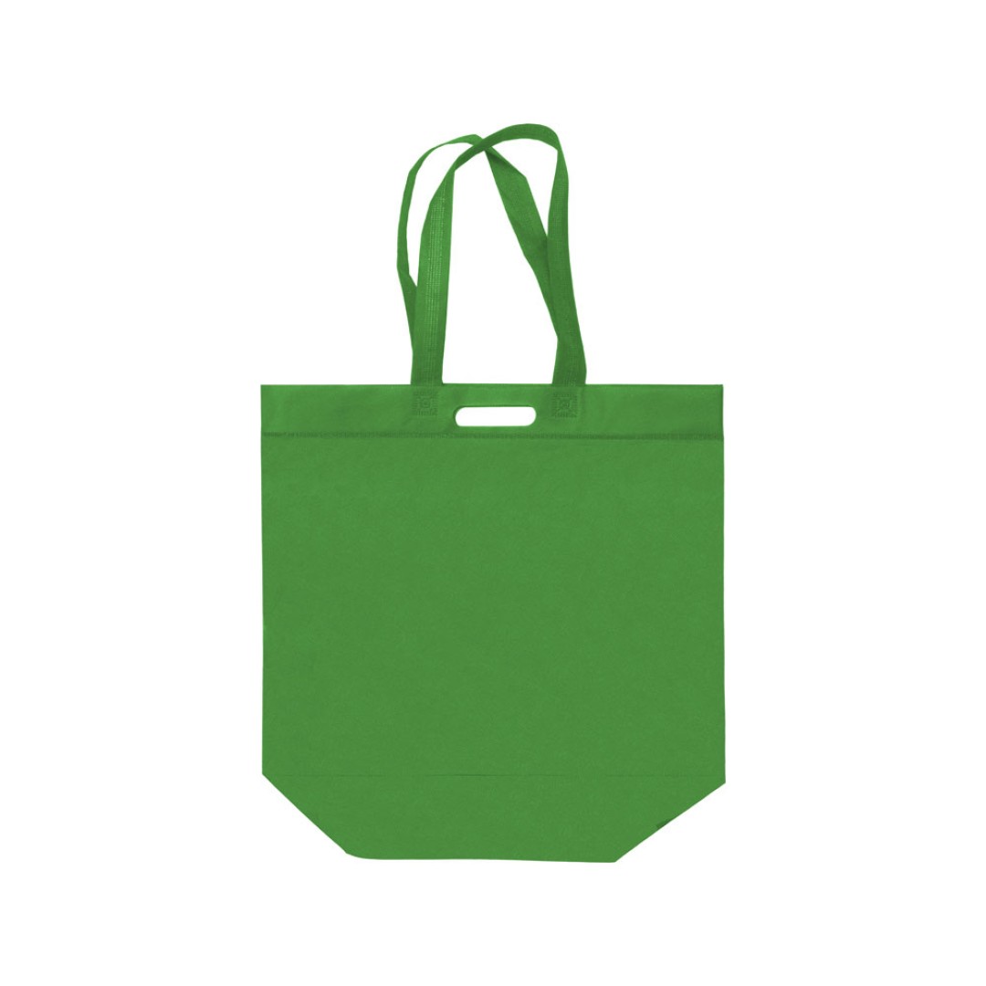 Сумка для покупок из спанбонда Scope, 455*160*380 с ручкой 550/30 мм, зеленое яблоко