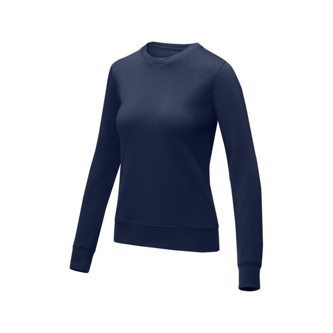 Женский свитер Zenon с круглым вырезом, темно-синий