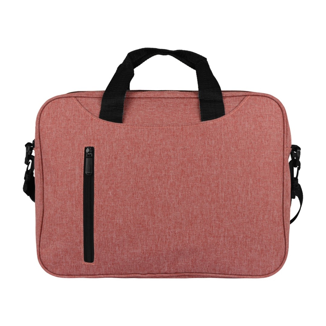 Сумка для ноутбука Wing с вертикальным наружным карманом, красный