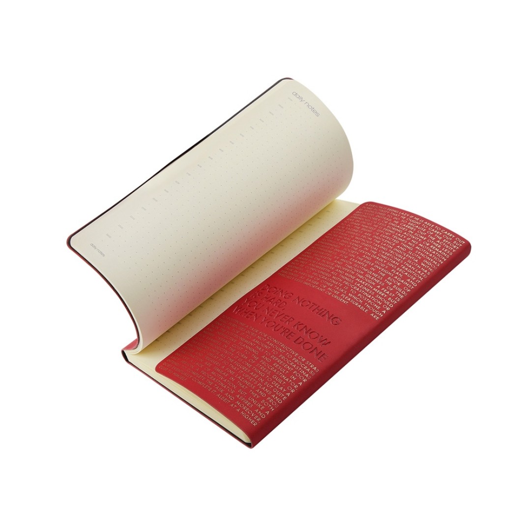 Ежедневник недатированный А5 «Bilbao», красный