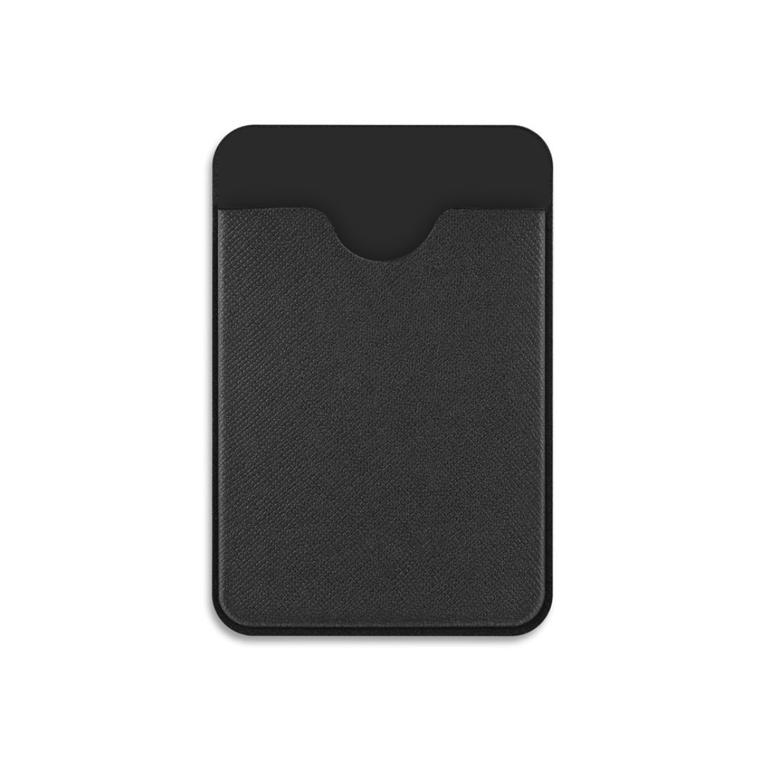 Чехол-картхолдер Favor на клеевой основе на телефон для пластиковых карт и и карт доступа, черный