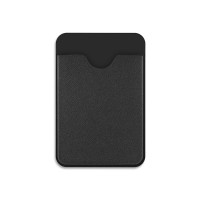 Чехол-картхолдер Favor на клеевой основе на телефон для пластиковых карт и и карт доступа, черный