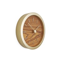 Часы настенные "Gracie" XS, натуральные с золотистым