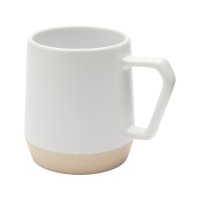 Dolce керамическая кружка объемом 300 мл с матовой отделкой, белый