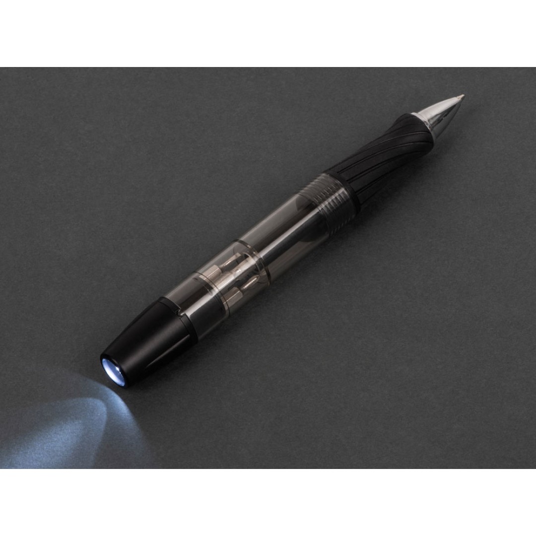 Многофункциональный инструмент 7-в-1 c фонариком «Joker», черный