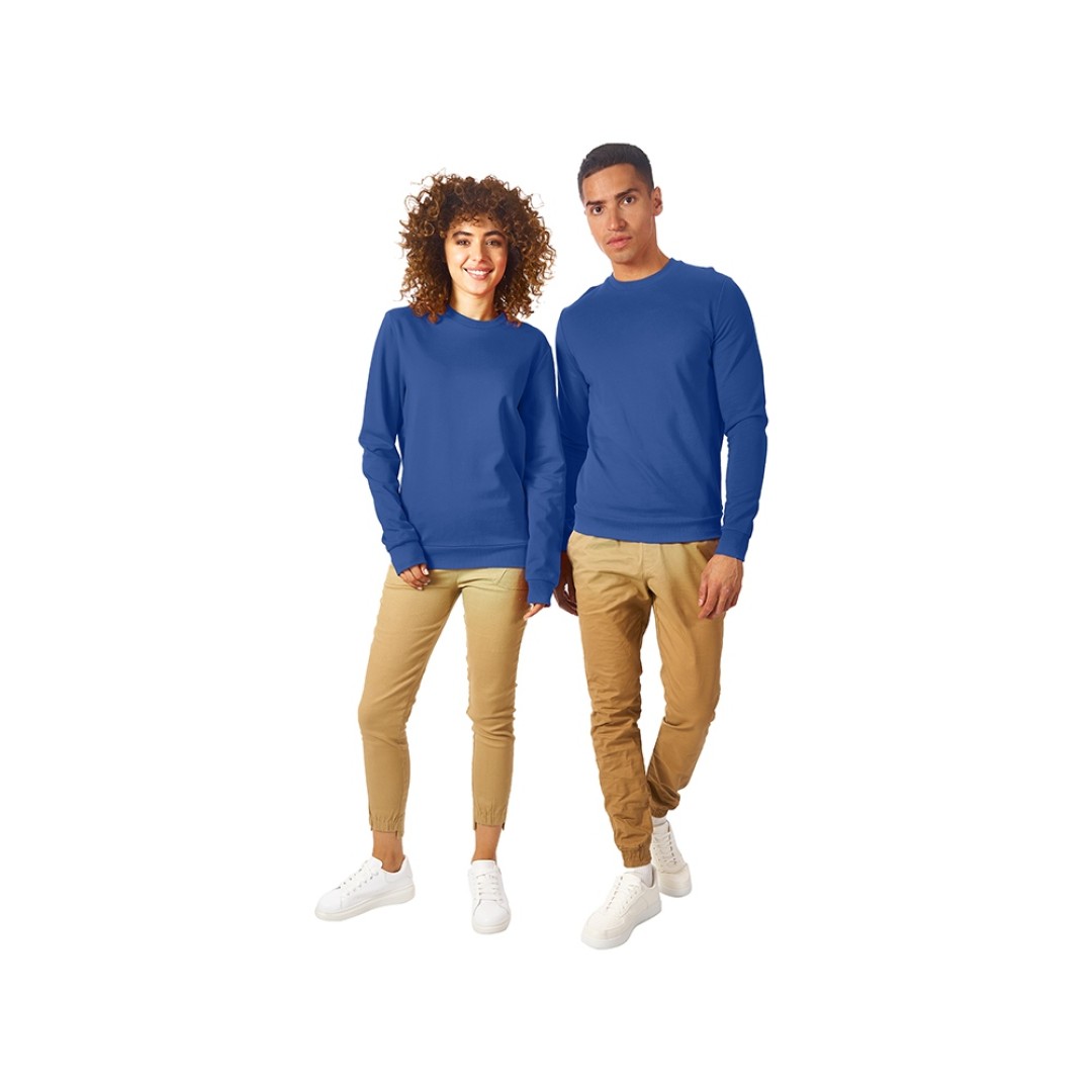 Свитшот "Motion" унисекс с начесом, классический синий