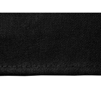 Хлопковый фартук Delight с карманом и регулируемыми завязками, черный