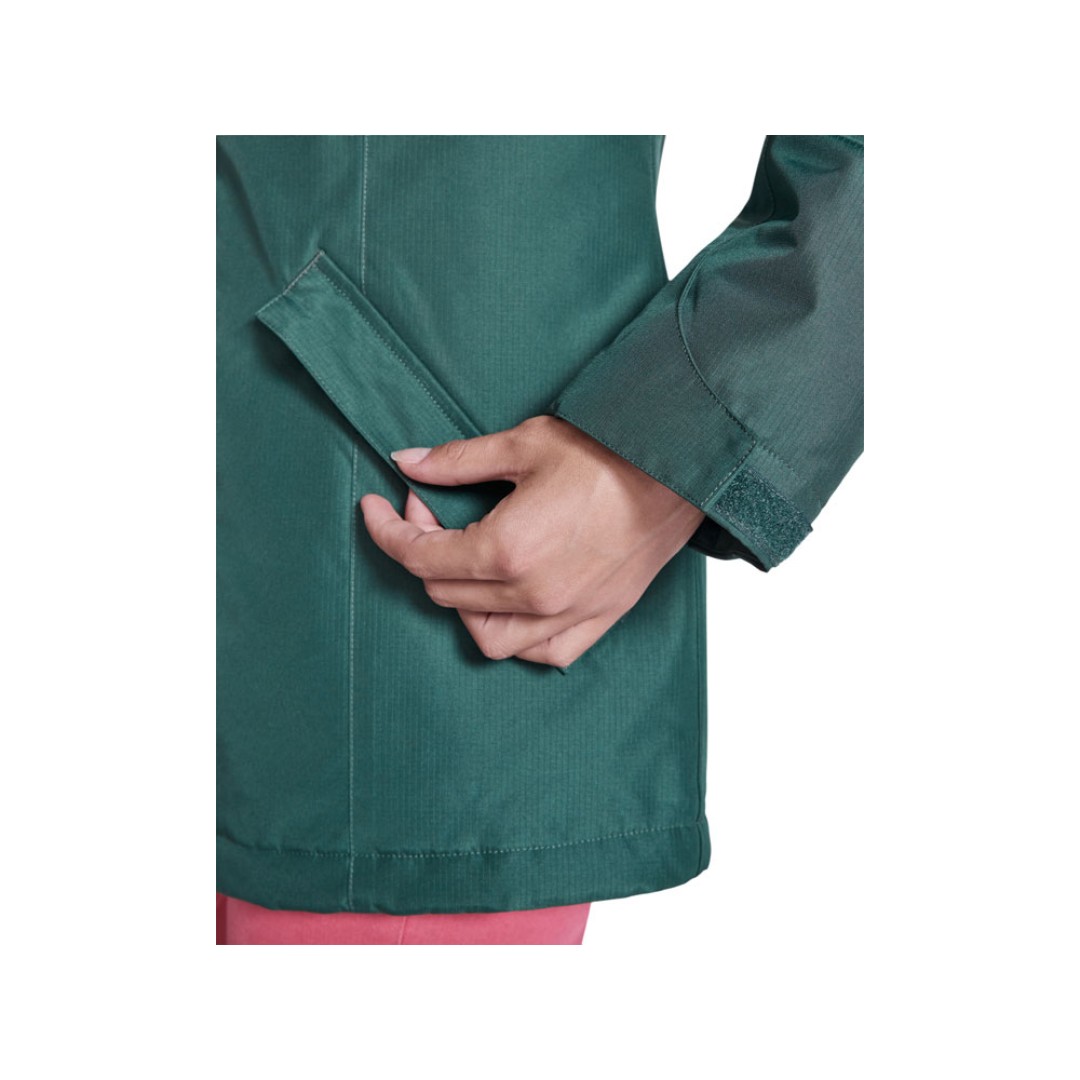 Парка утепленная «America» женская, бутылочный зеленый