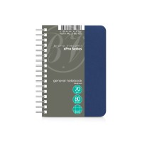 Бизнес - блокнот А6 (99 х 139 мм.) "Офис-Лайн" 80 л., синий