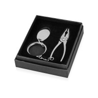 Брелок с шильдом "Пассатижи", серебристый