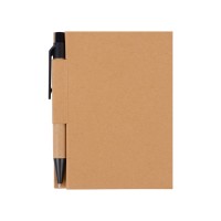 Набор канцелярский с блокнотом и ручкой "Samui", бежевый