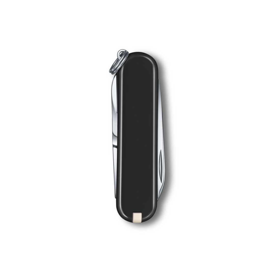 Нож-брелок VICTORINOX Classic SD Colors "Dark Illusion", 58 мм, 7 функций, чёрный