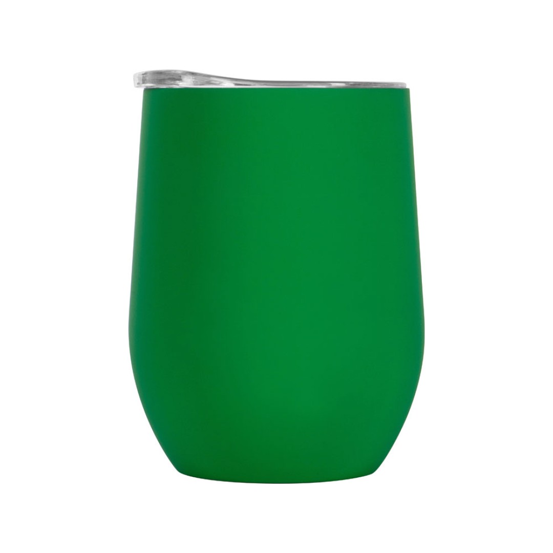 Термокружка Sense Gum, soft-touch, непротекаемая крышка, 370мл, зеленый