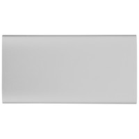 Портативное зарядное устройство "Джет" с 2-мя USB-портами, 8000 mAh, серебристый