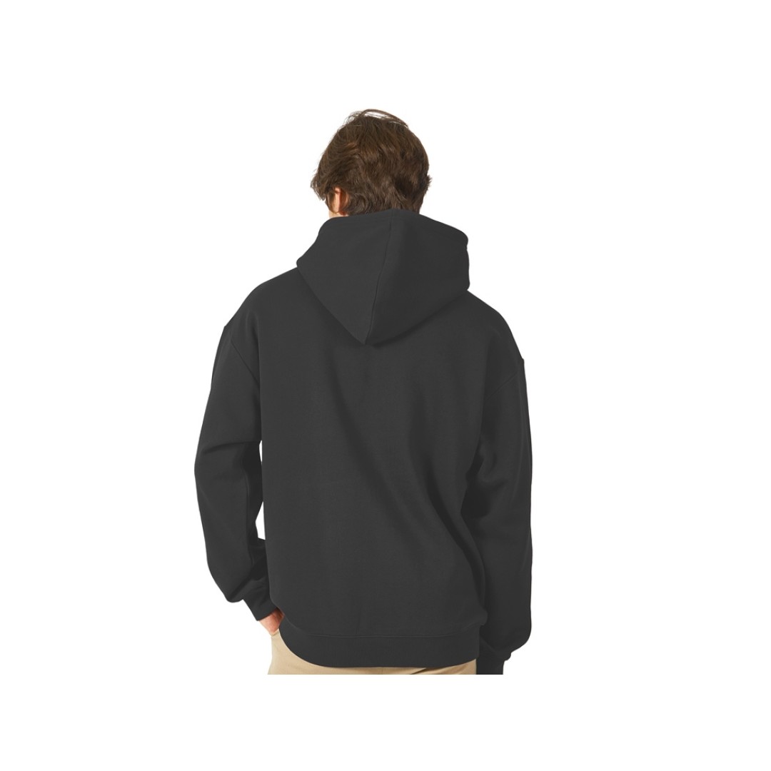 Толстовка с капюшоном оверсайз «Berlin» унисекс, темно-серый