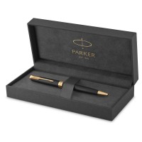 Ручка шариковая «Parker Sonnet Core Matte Black GT», черный/золотистый