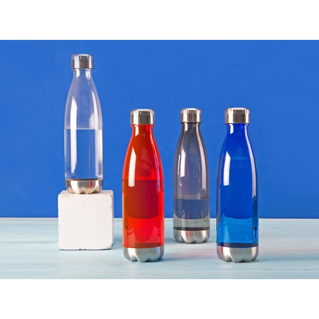 Бутылка для воды "Cogy", 700мл, тритан, сталь, красный