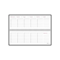 Планинг недатированный  "Velvet" бордовый (Р)