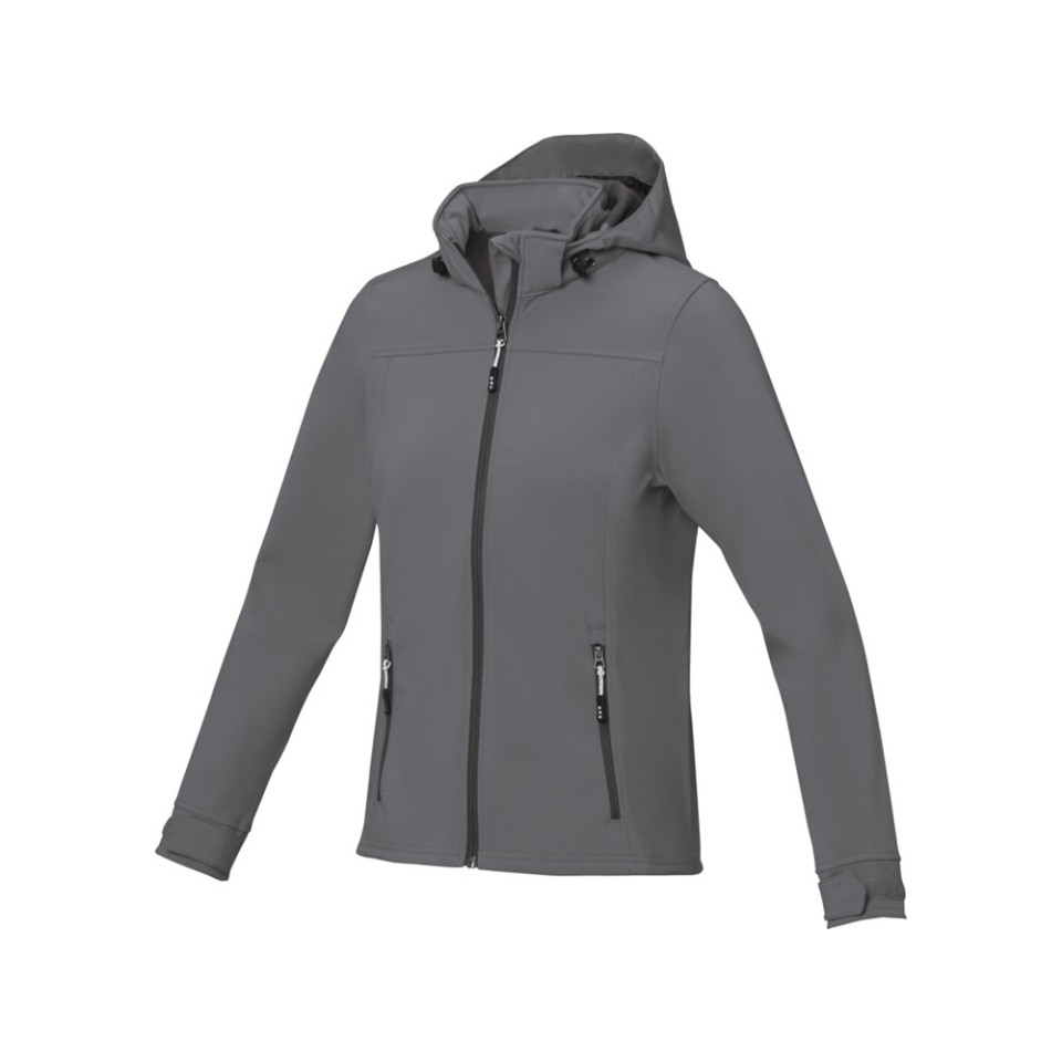 Куртка софтшел "Langley" женская, steel grey