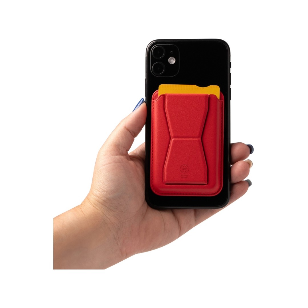 Картхолдер с подставкой "Sekun", красный