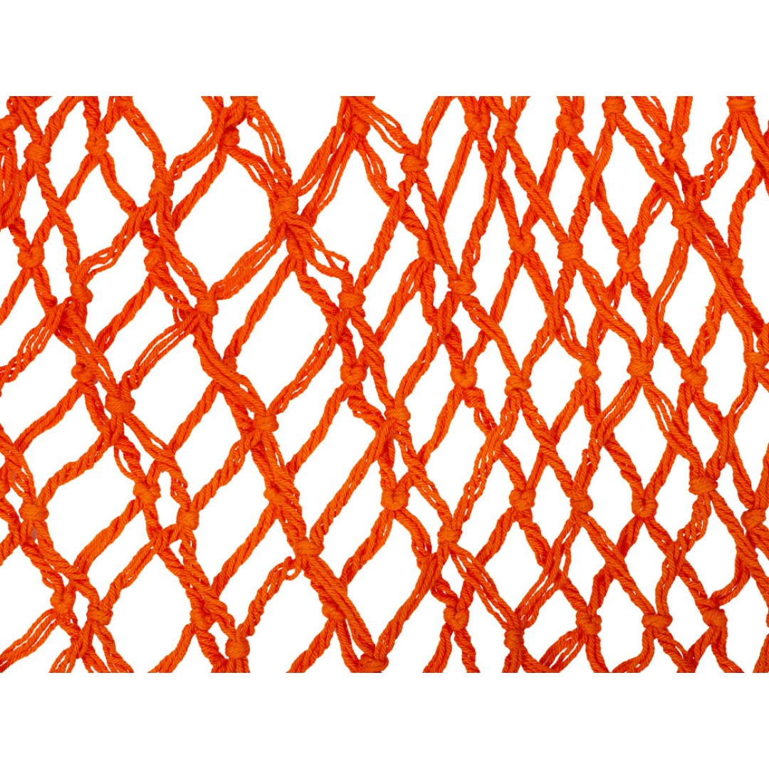 Авоська Dream М "old style" 15 литров с кожаными ручками, оранжевый (5)