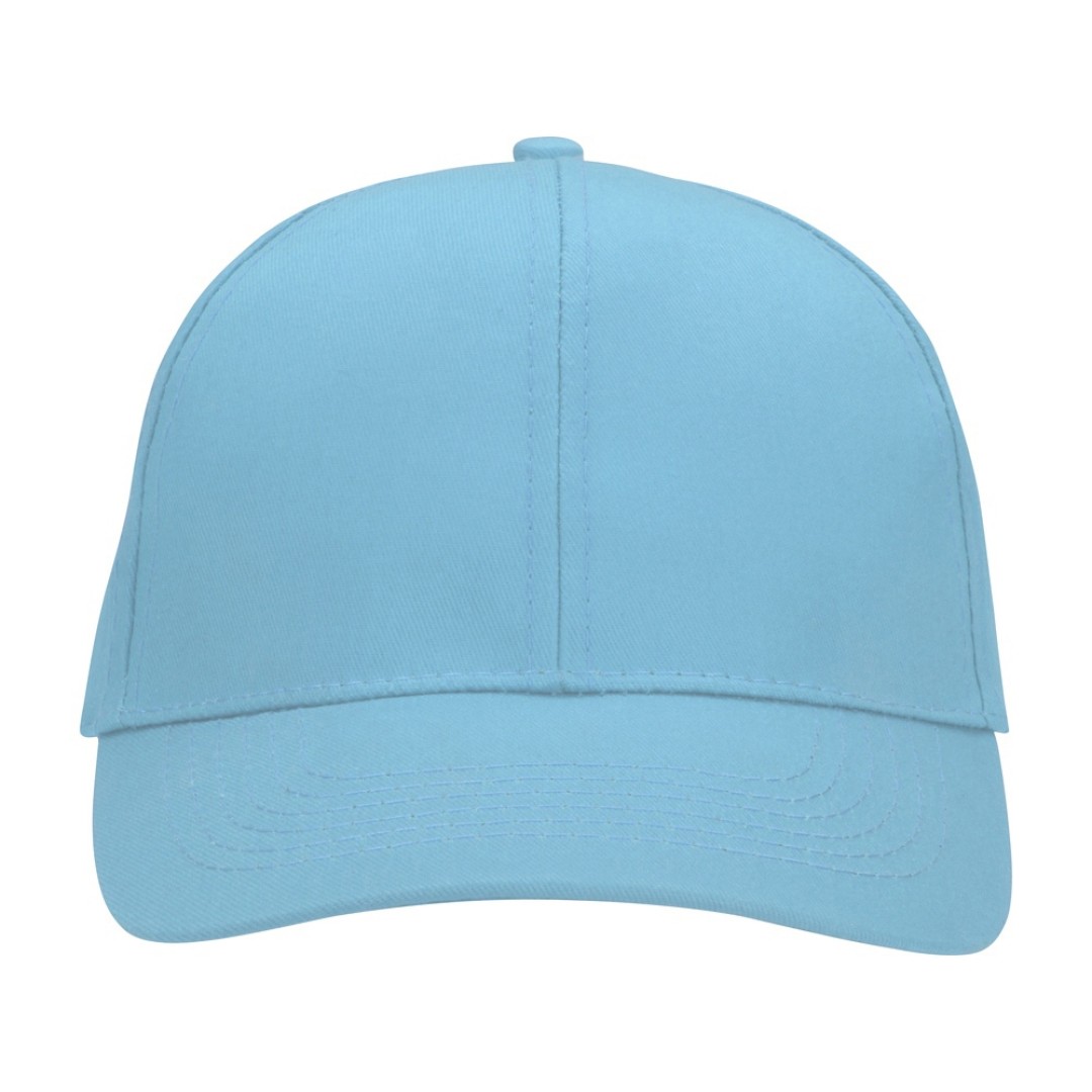 Бейсболка "Detroit" 6-ти панельная, св. синий