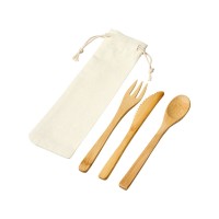 Набор столовых приборов Celuk из бамбука, натуральный