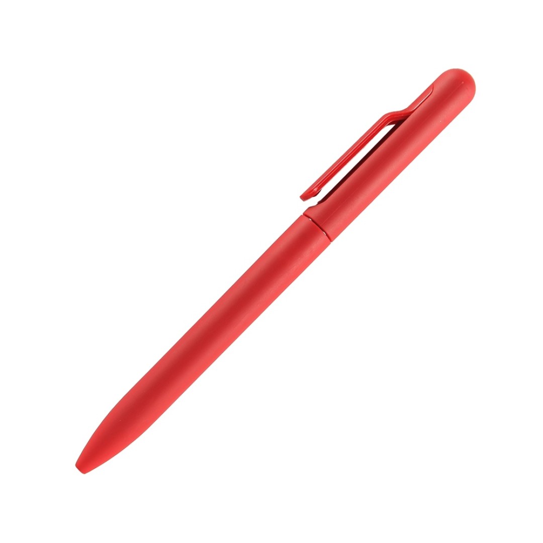 Ручка пластиковая шариковая FAMILY SOFIA, soft touch (Красный)