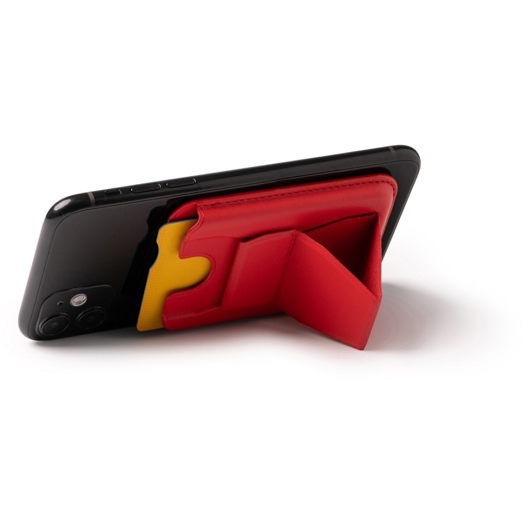 Картхолдер с подставкой "Sekun", красный