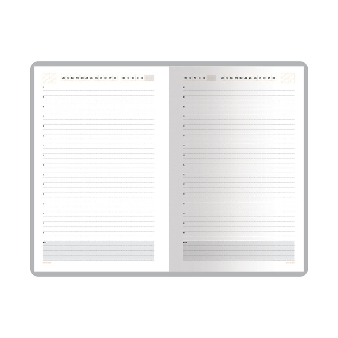 Ежедневник А5 недатированный «Mercury», темно-синий