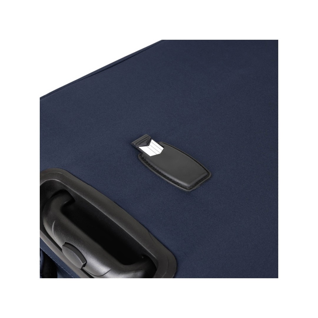 Чемодан TORBER Brosno, синий, нейлон 600D, 48 х 30 х 78 см, 85 л