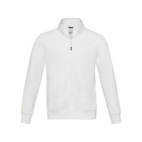 Galena унисекс-свитер с полноразмерной молнией из переработанных материалов Aware™  - Белый