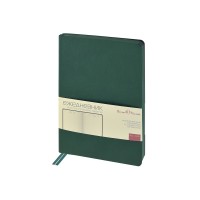 Ежедневник недатированный А5 "Megapolis Nappa Flex", зеленый