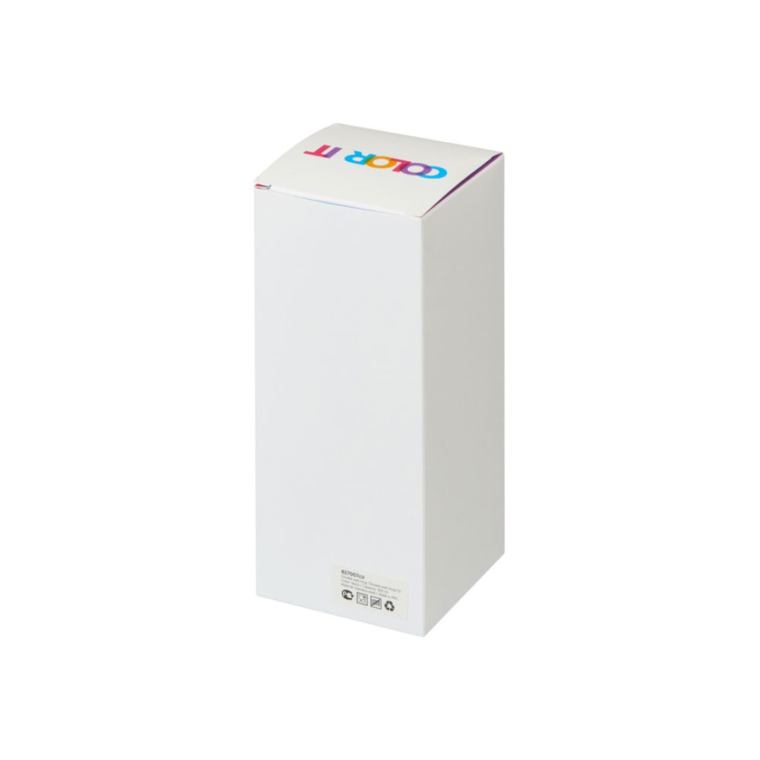 Термокружка "Double wall mug C1", soft touch, 350 мл, черный