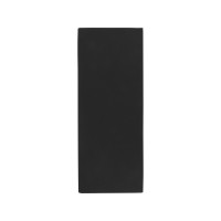 Althea спортивное полотенце 30х80 см - сплошной черный