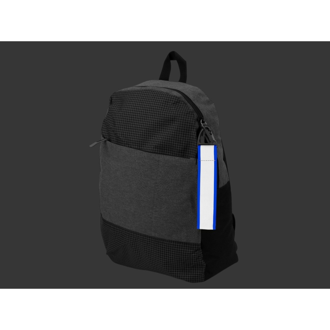 Светоотражающий брелок Reflector, серебристый/синий