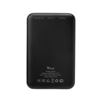 Внешний аккумулятор Evolt "Mosaic", 5000 mAh, черный