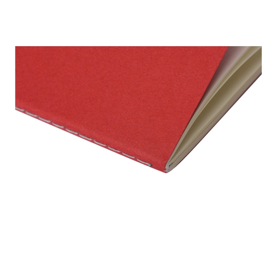 Блокнот A6 Stitch в линейку, красный (Р)