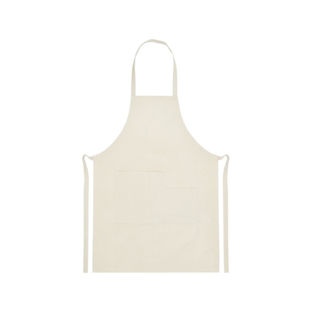 Khana Хлопковый фартук плотностью 280 г/м2, белый