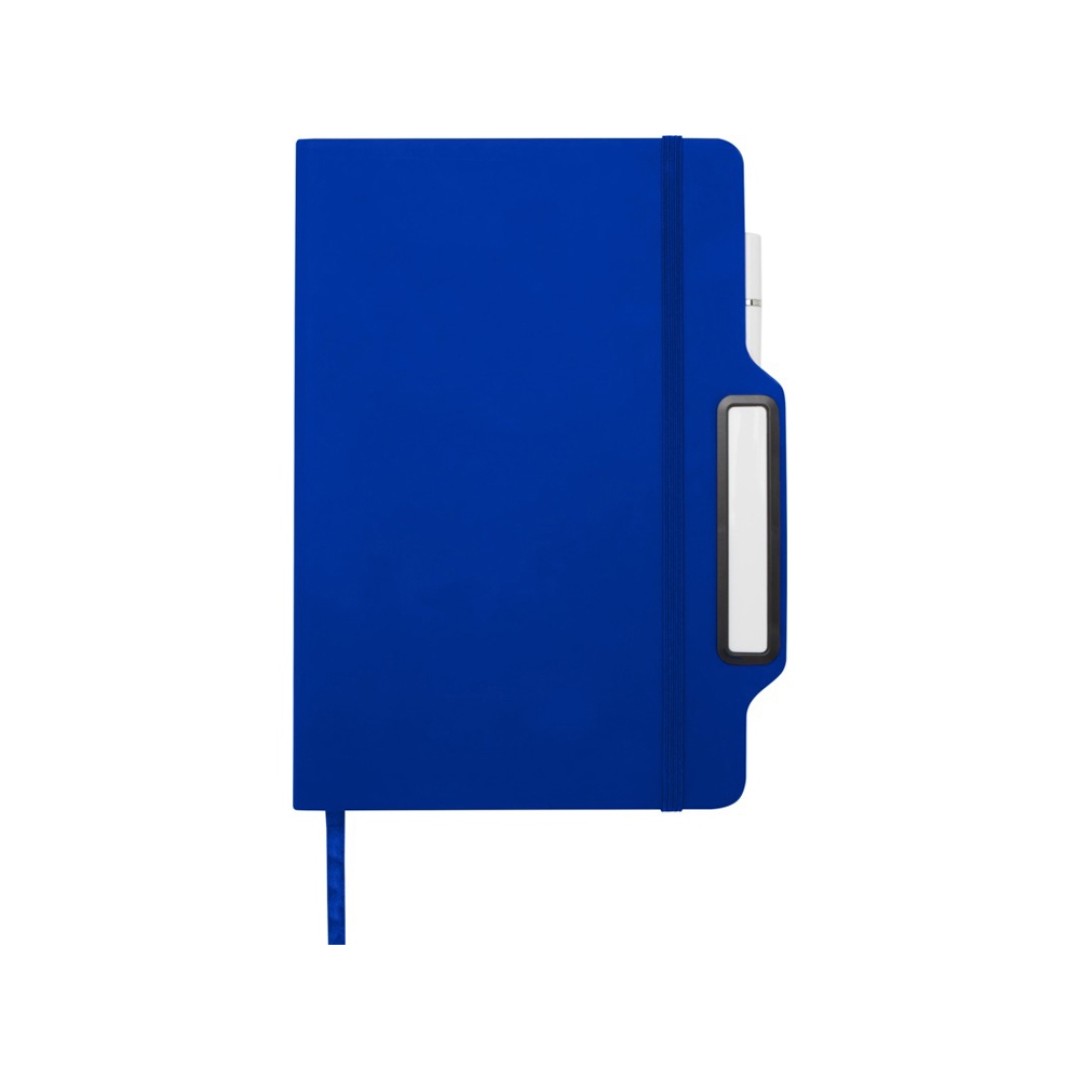 Nexus блокнот формата А5 в твердой обложке с ручкой и карандашом - Ярко-синий