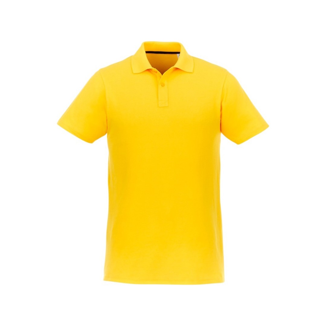 Мужское поло Helios с коротким рукавом, желтый