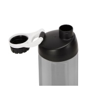 Спортивная бутылка для воды с держателем "Biggy", 1000 мл, белый